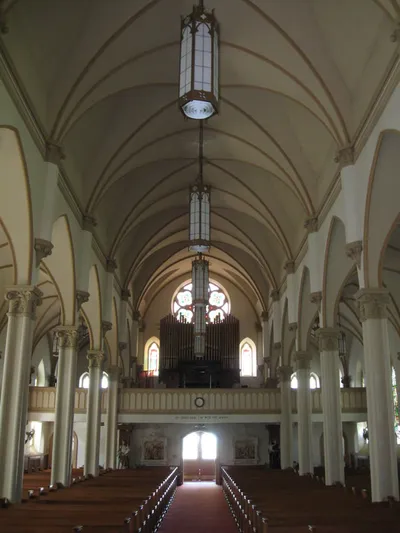 Back of the church.