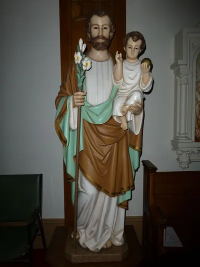 St. Joseph statue.