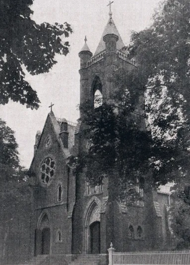 Exterior of church, 1939. Source: Catholic Courier Golden Jubilee Edition: 1889-1939
