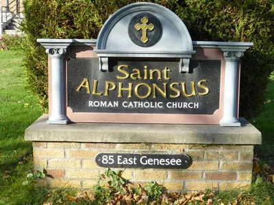 Church sign.