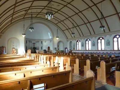 From back left corner.