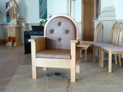 Celebrant's chair.