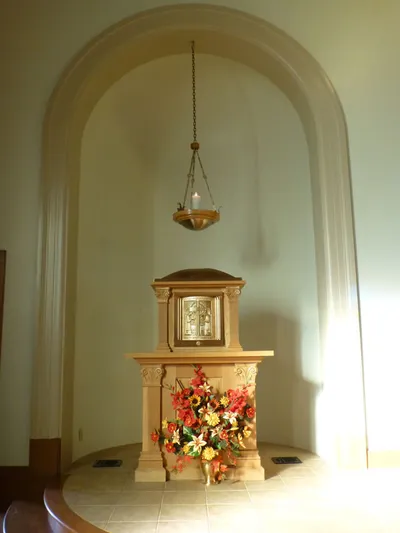 Left side shrine.