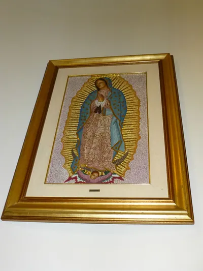 Our Lady of Guadelupe painting.