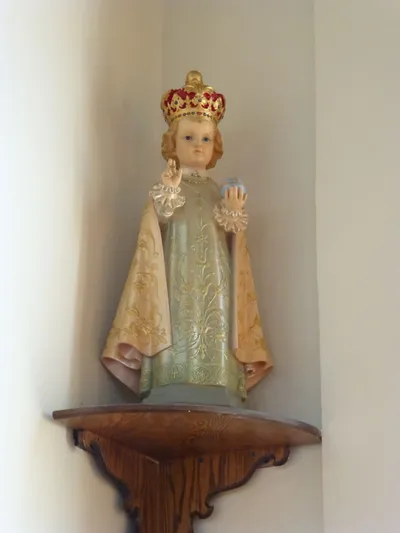 Infant of Prague statue.