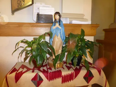 St. Kateri Tekakwitha statue.