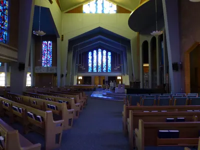 From right transept.