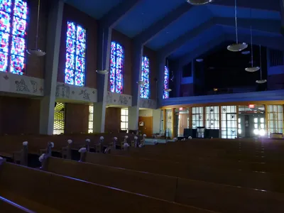 From front left corner.
