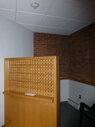 Confession room.