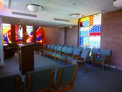 Inside the chapel.