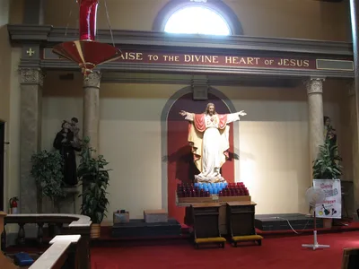 Sacred heart of Jesus shrine.