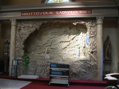 Grotto of Our Lady of Lourdes.