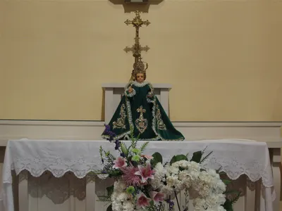 Infant of Prague statue.