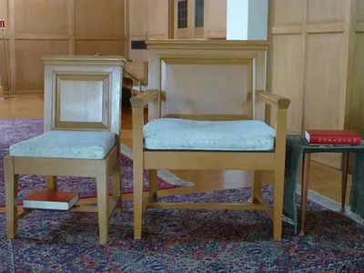 Celebrant's chair.