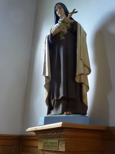 Statue of St. Theresa.