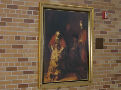 Painting in gathering space.