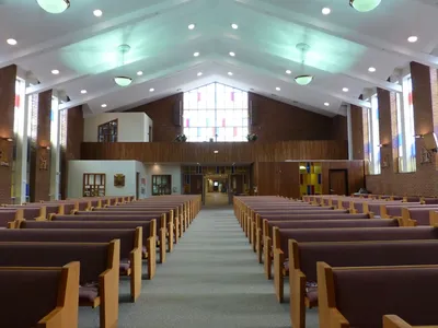 Back of the church.