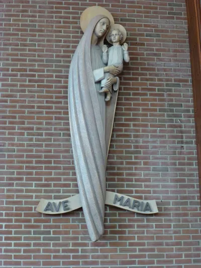 Our Lady relief.