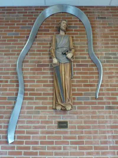 Statue of St. Joseph the worker.