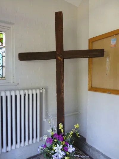 Wood cross.