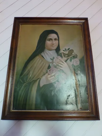 Painting of St. Theresa.
