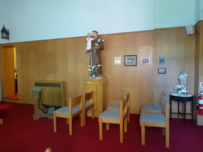 Right side of chapel.