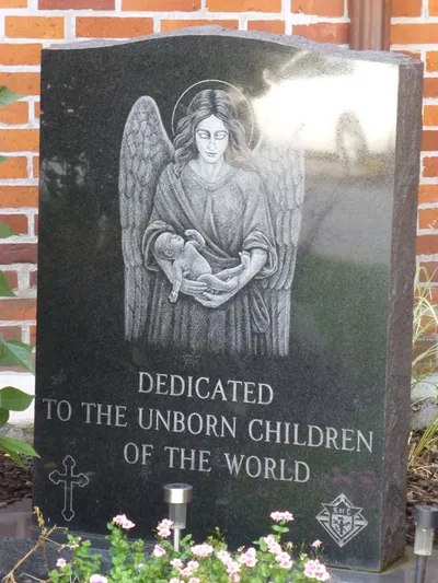 Memorial to the unborn.