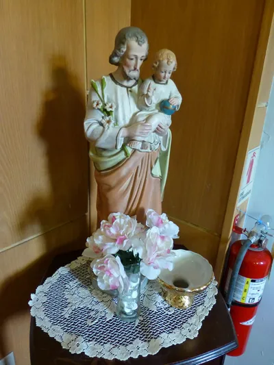St. Joseph statue.