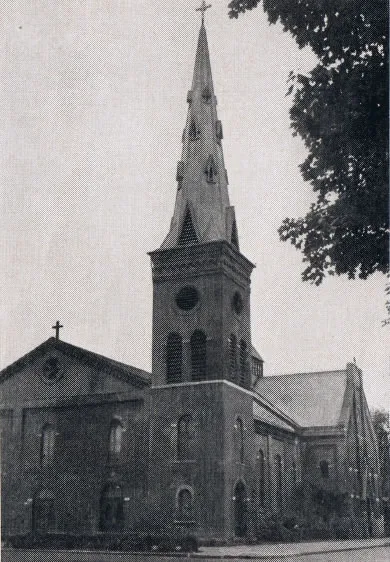 Exterior of church, 1939. Source: Catholic Courier Golden Jubilee Edition: 1889-1939