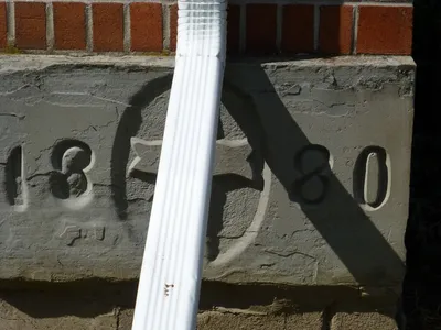 Cornerstone for adoration chapel.