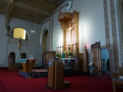 Sanctuary seen from right.