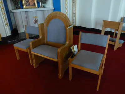 Celebrant's chair.
