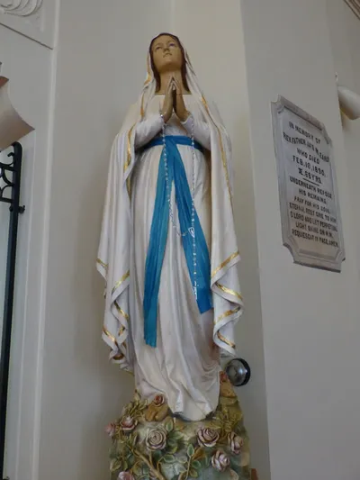 Our Lady statue.