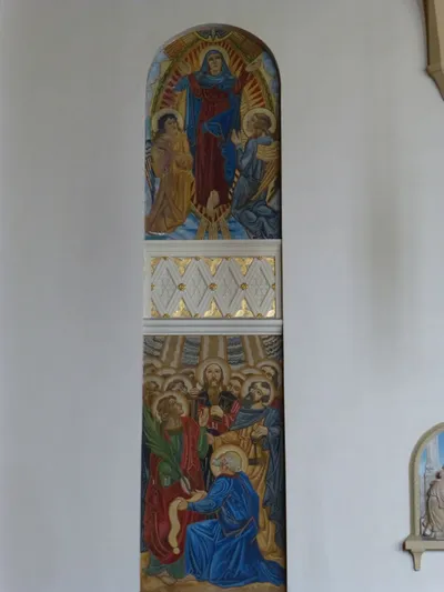 Paintings on the right side.