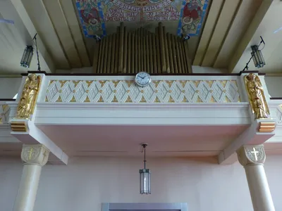 Choir loft.