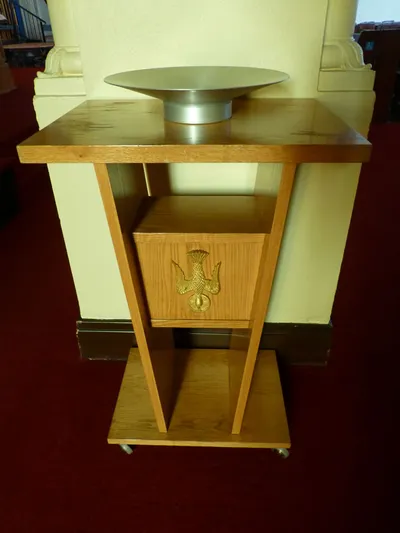Baptismal font.