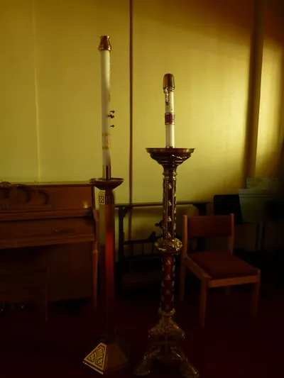Paschal candle.