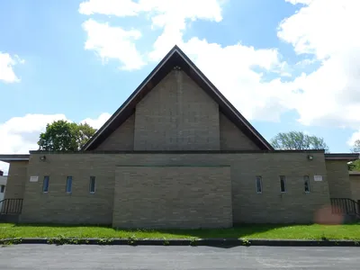 Back of the church.