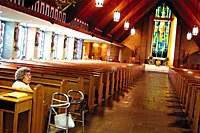 A view of the entire church, taken shortly before it was closed. Source: Catholic Courier