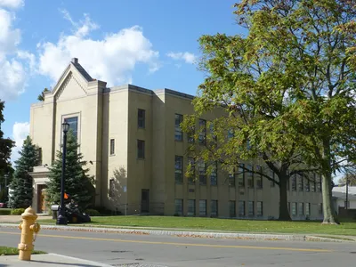From right angle.