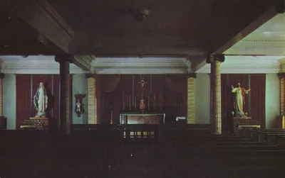 Interior of chapel.