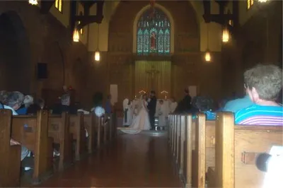 Wedding at St. Augustine, 1990s-early 2000s. Source: 19th Ward community Web site (defunct)