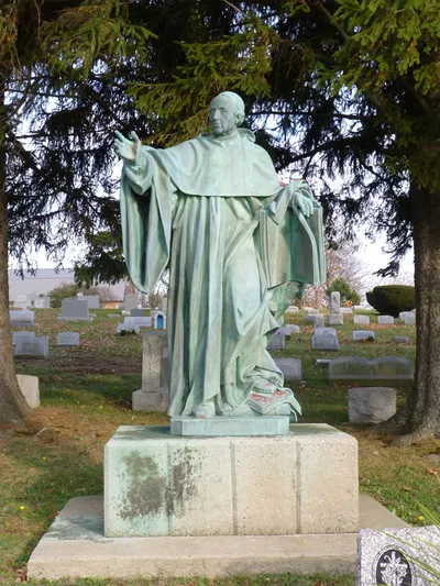 Statue of St. Bernard.