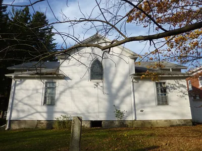 Back of the church.