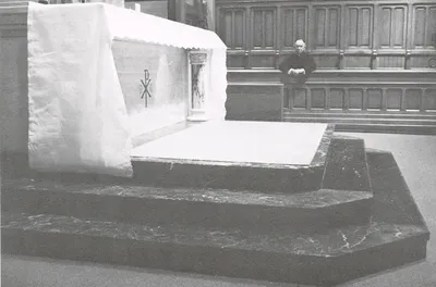 High altar, 1968. Source: The Sheaf, 1972