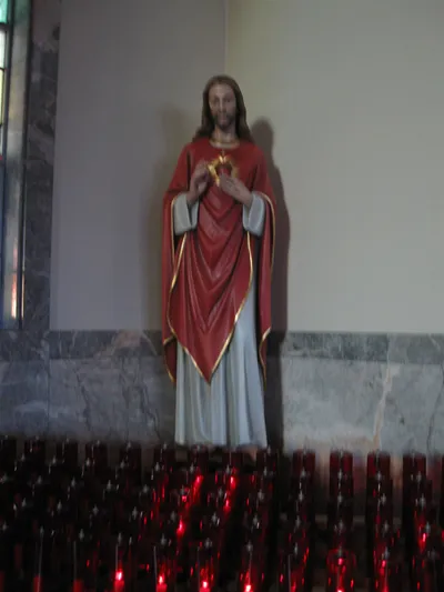 Altar and celebrant chair.