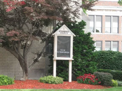 Smaller church sign.