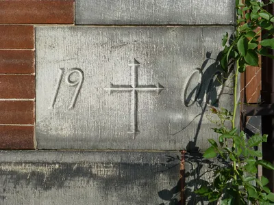 Convent cornerstone.