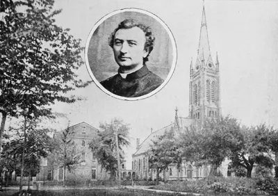 Exterior, 1892. Source: Roman Catholic Institutions of the City of Rochester