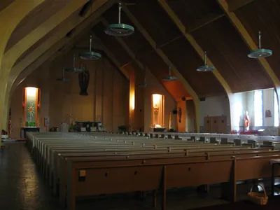 From back left corner.